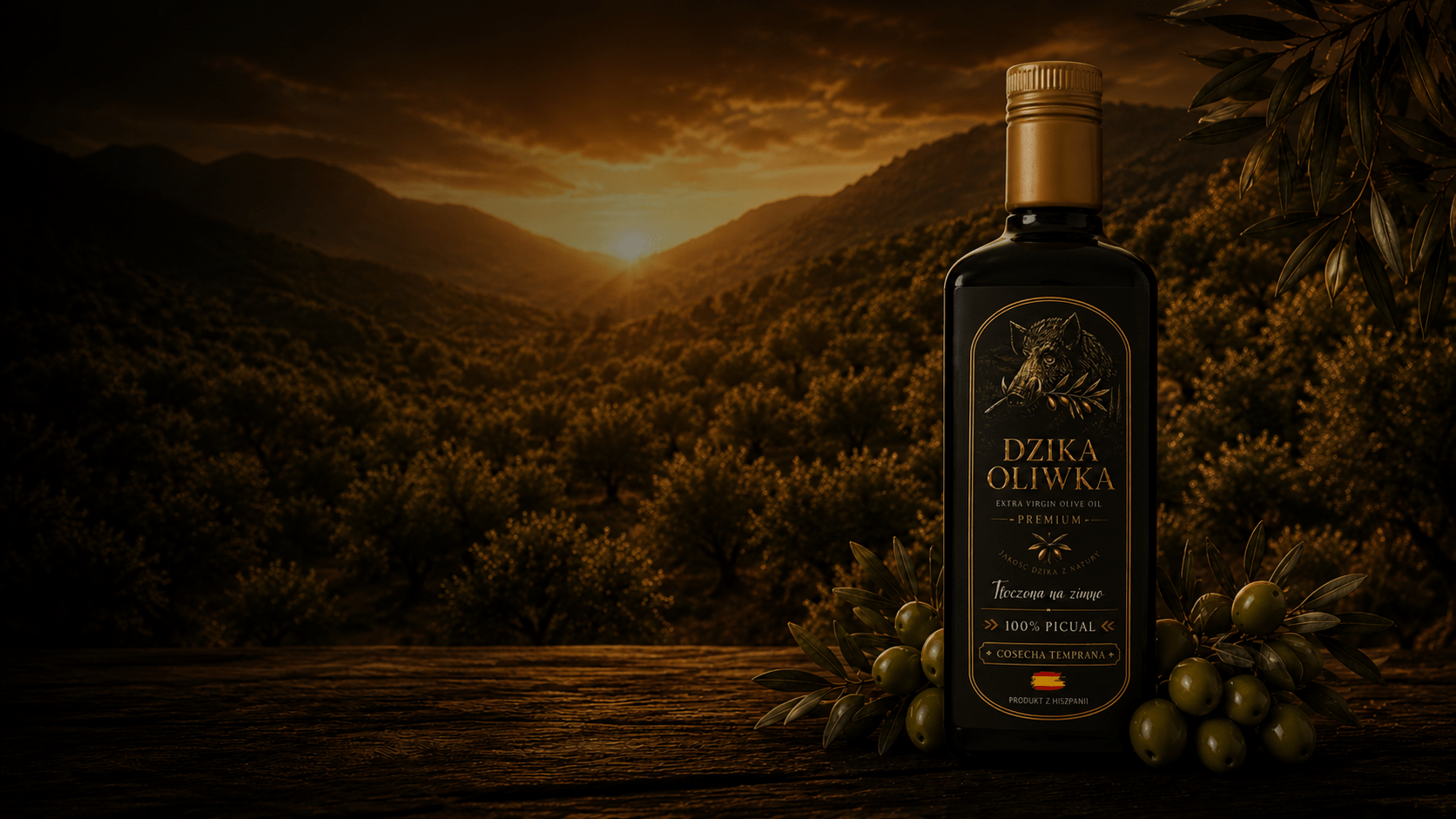 Dzika Oliwka olive oil oliwa extra virgin cosecha temprana